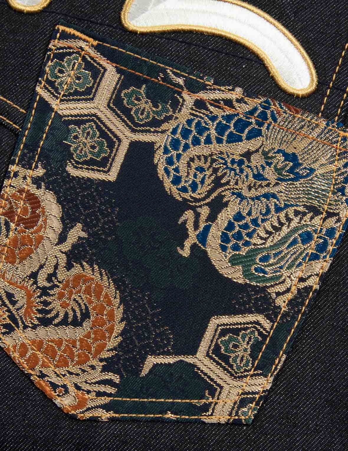 BROCADE AND SEAGULL MULTI-POCKET CARROT FIT JEANS #2017 - 8