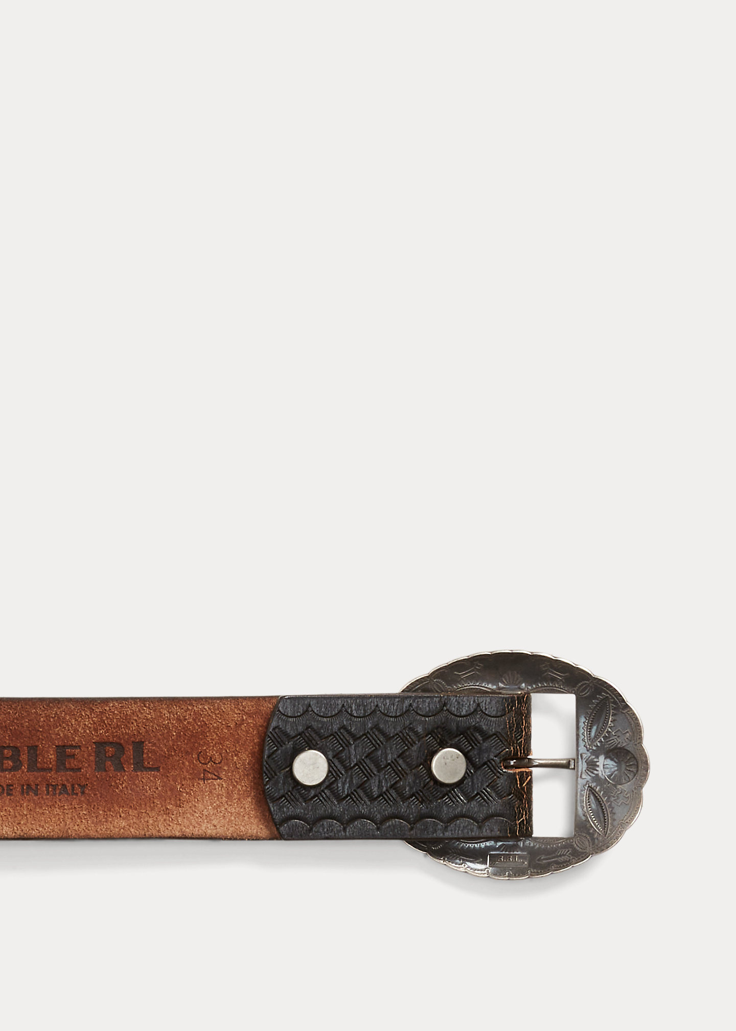Studded Leather Belt - 4
