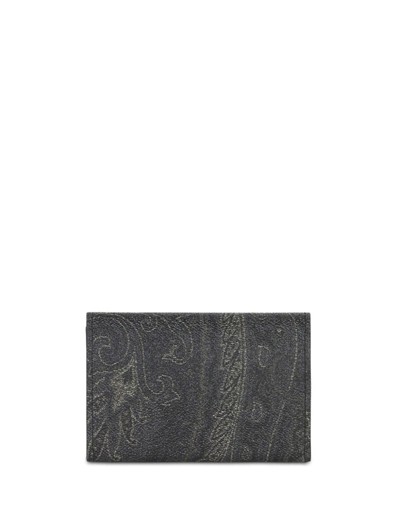 Etro Paisley cotton-blend wallet outlook