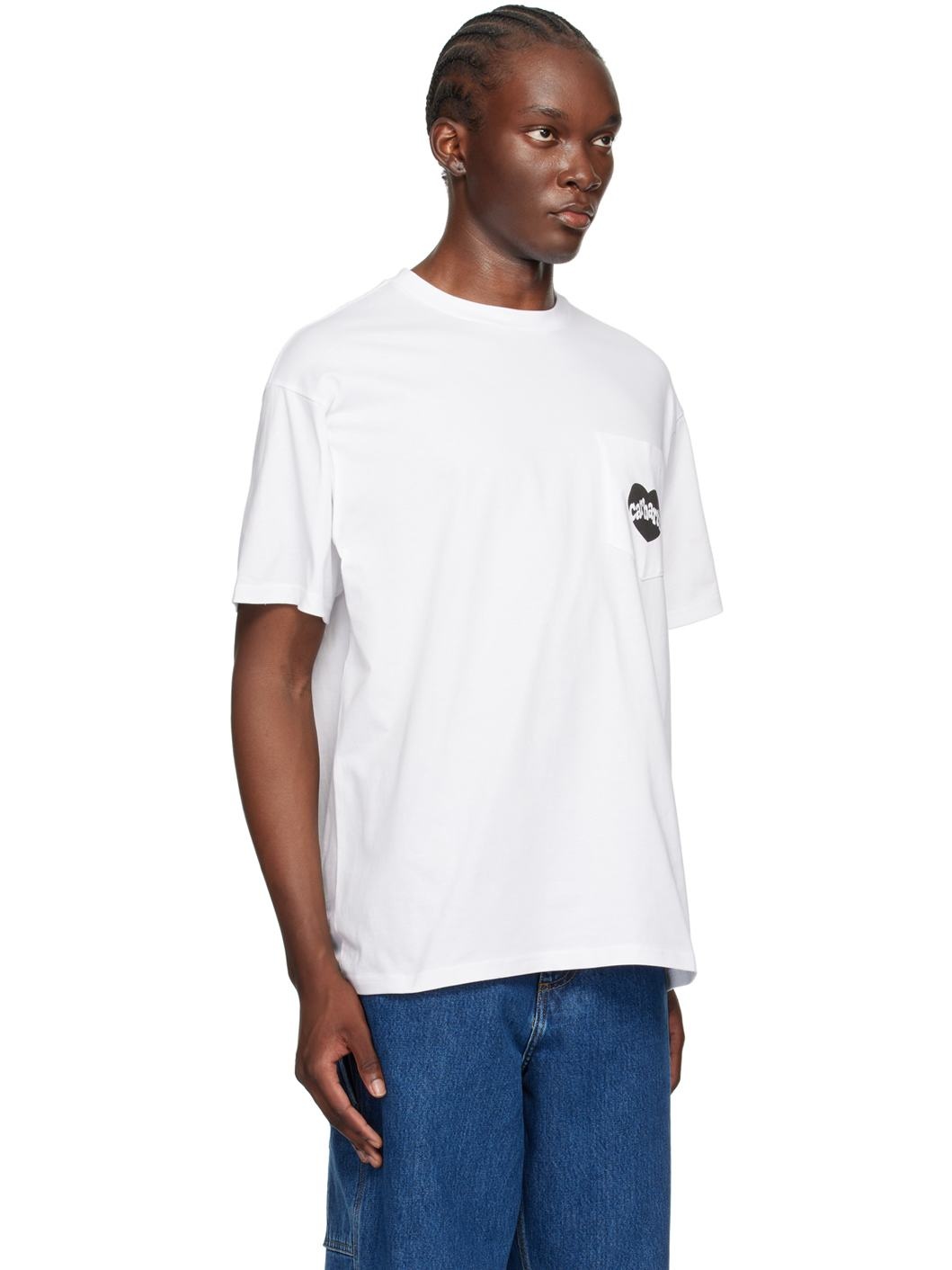 White Amour Pocket T-Shirt - 2