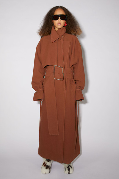 Acne Studios Belted trench coat - Walnut brown outlook