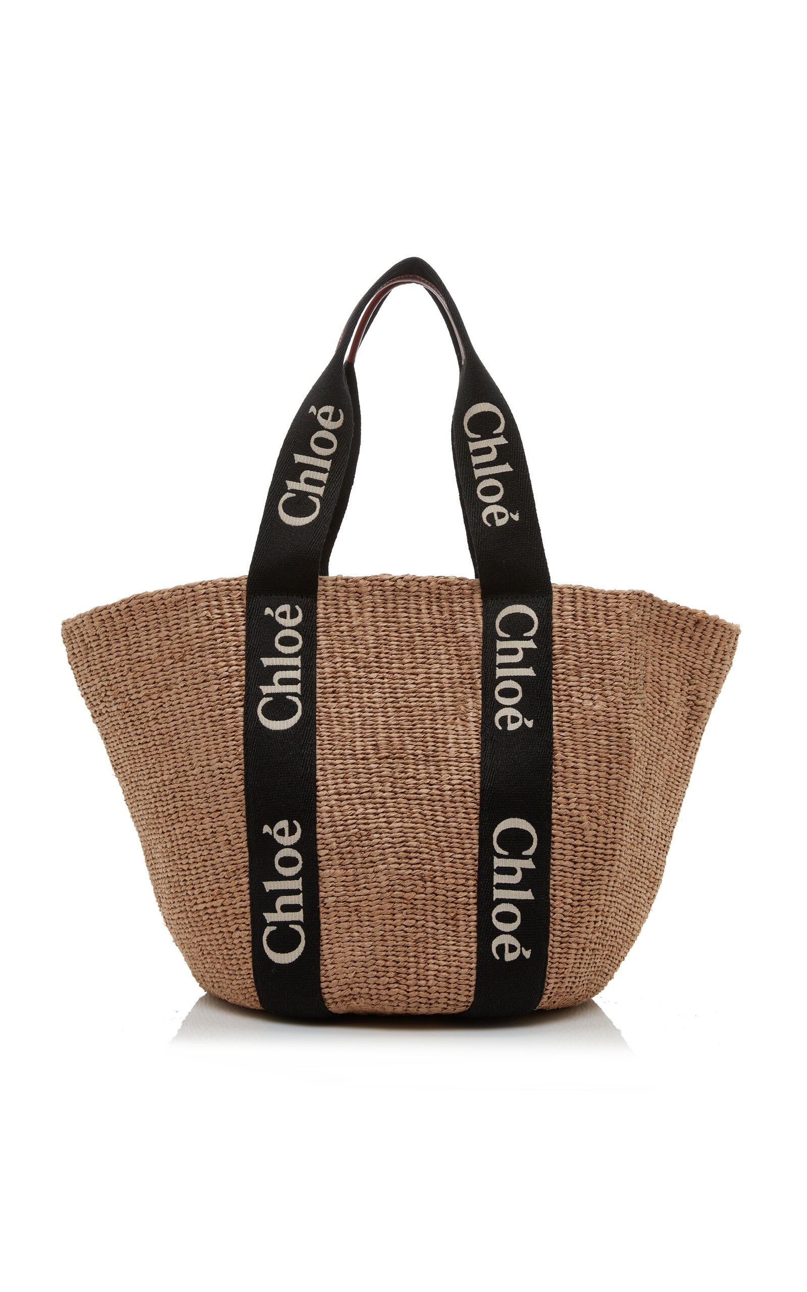 Woody Raffia Tote Bag neutral - 4