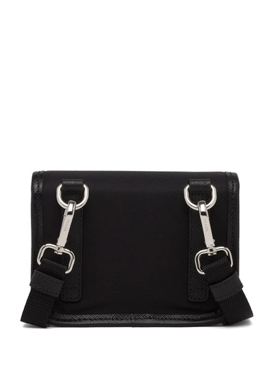 Prada triangle logo small pouch outlook