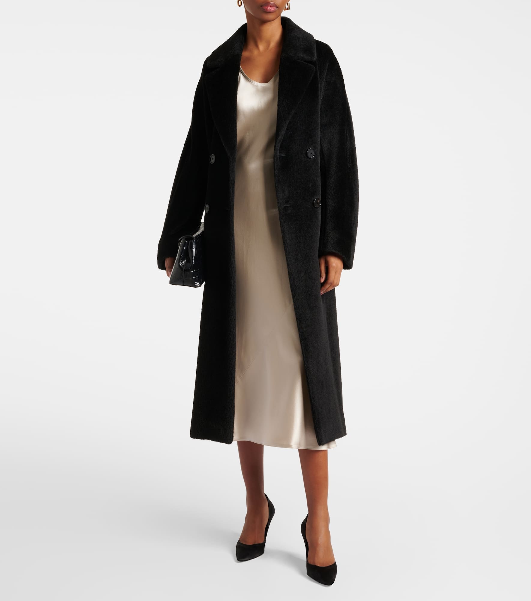 Banjo silk satin midi dress - 2