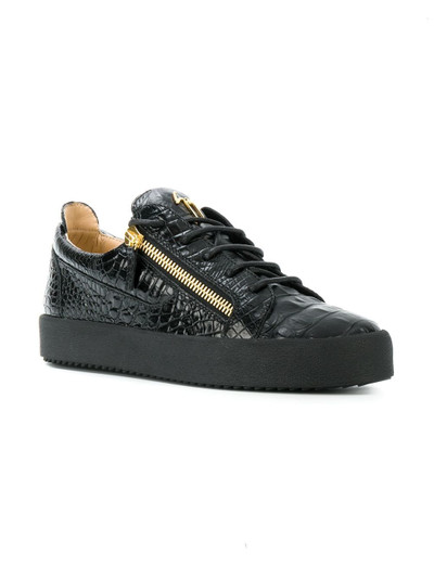 Giuseppe Zanotti Frankie croc sneakers outlook