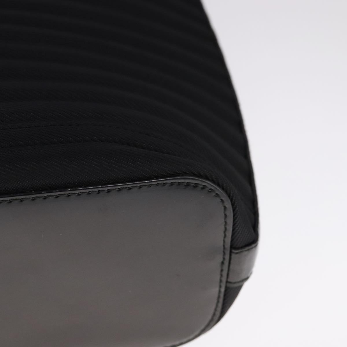 GUCCI Bamboo Hand Bag Nylon Black Silver 000 1998 000 1998 - 9