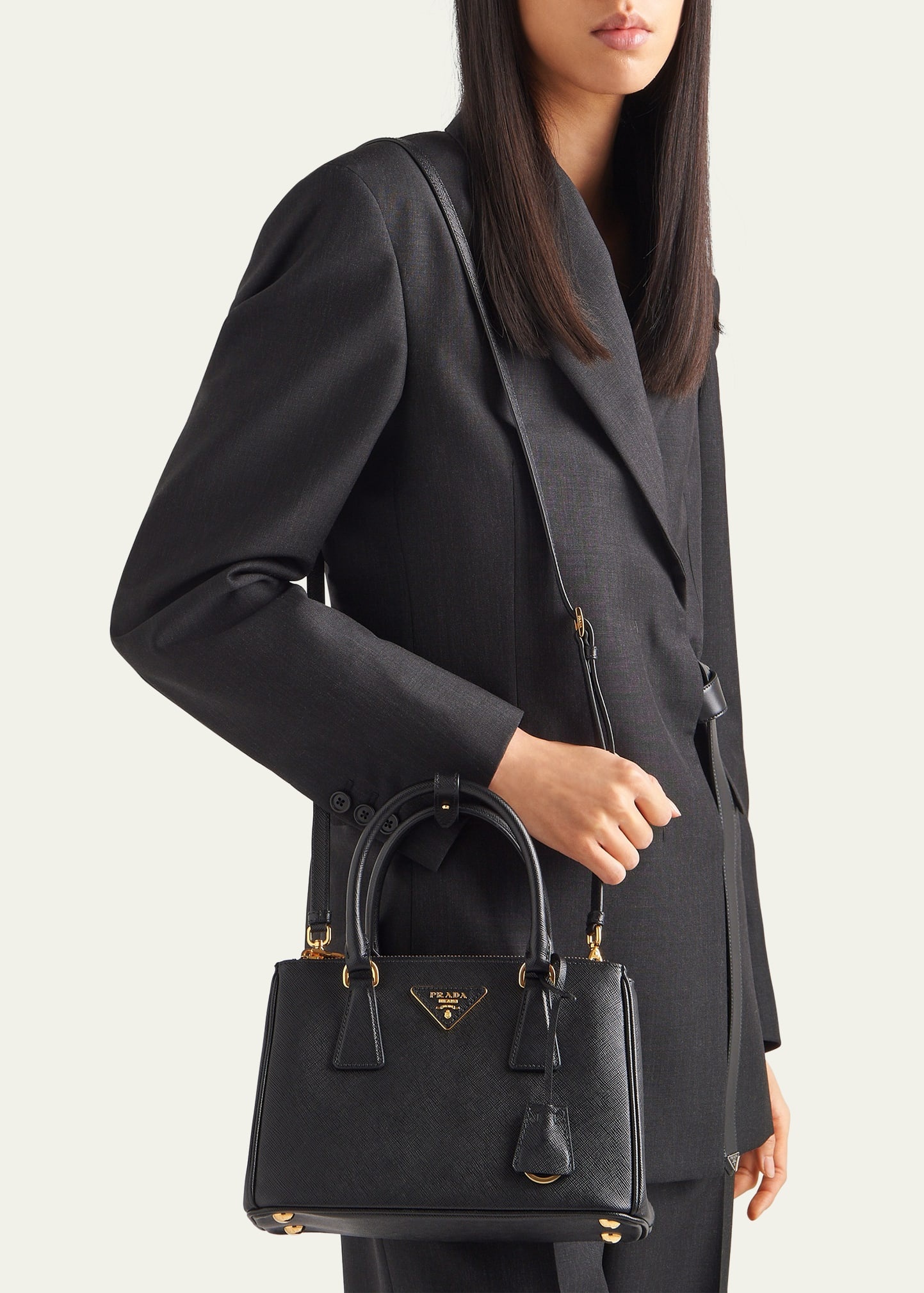 Galleria Small Saffiano Top-Handle Bag - 2