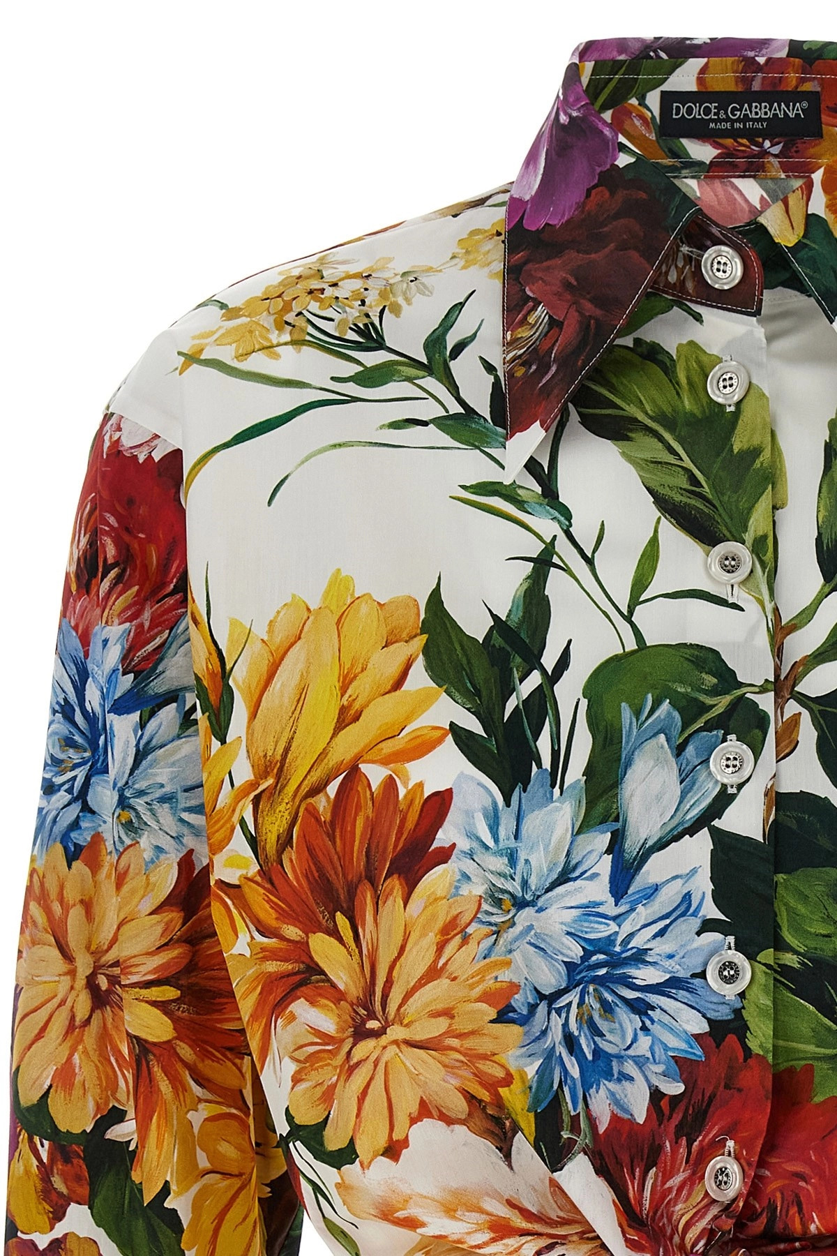 Floral crop shirt - 3