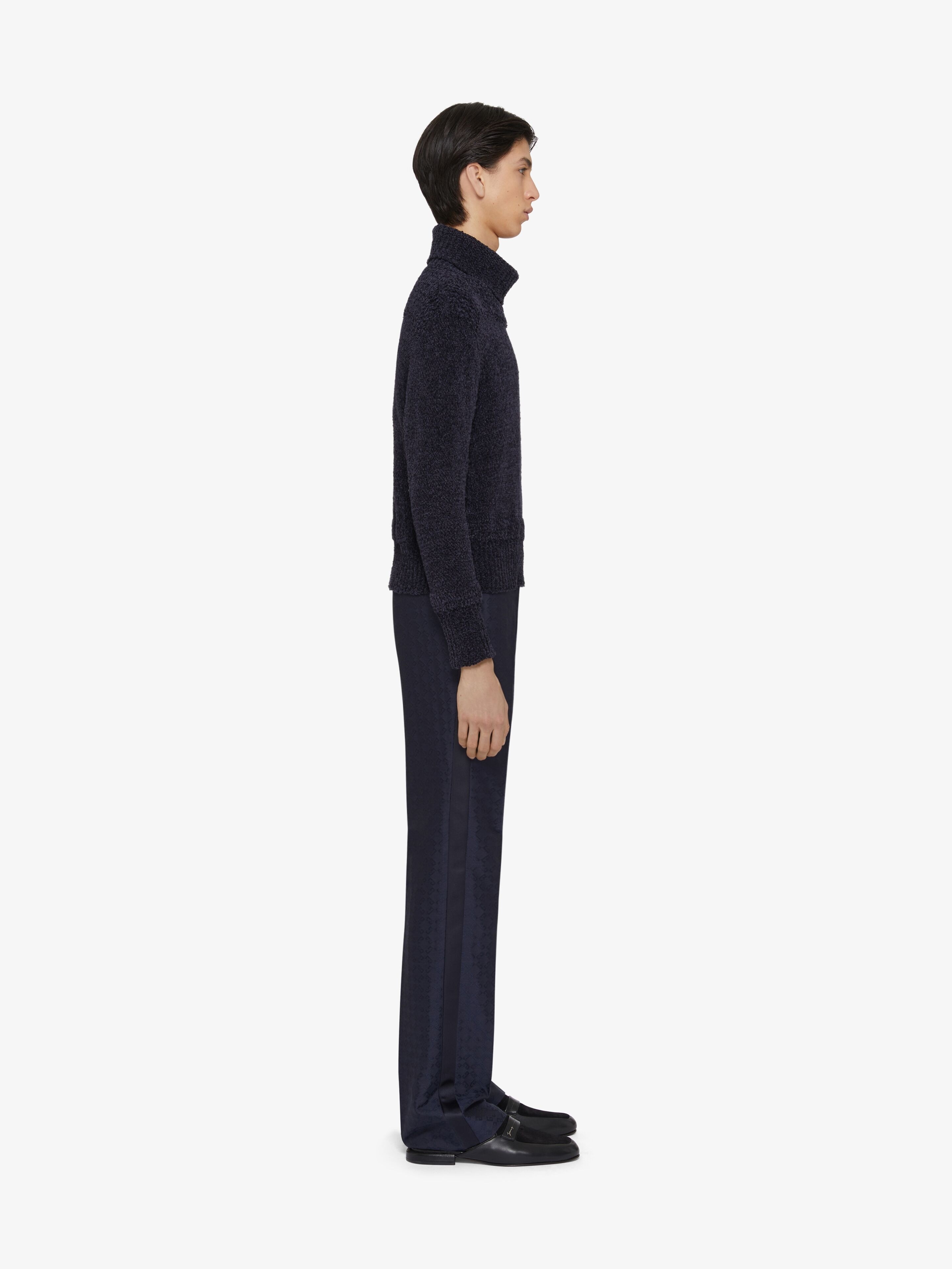 TURTLENECK SWEATER IN CHENILLE WITH 4G DETAIL - 3