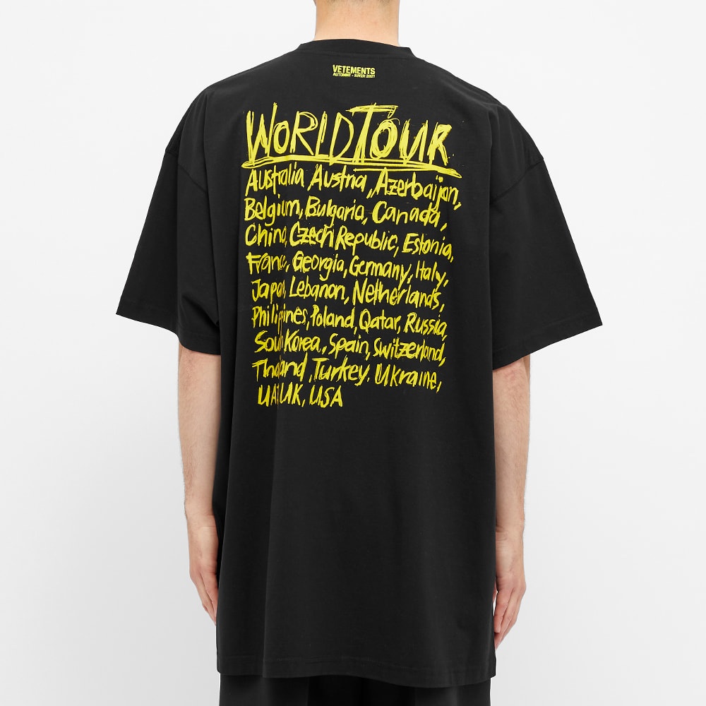 VETEMENTS World Tour Oversized Tee - 6