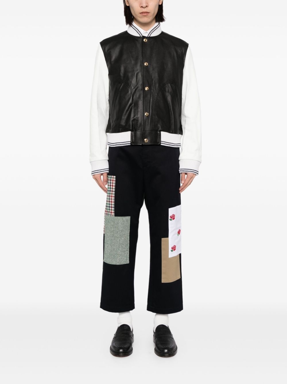 blouson leather jacket - 2