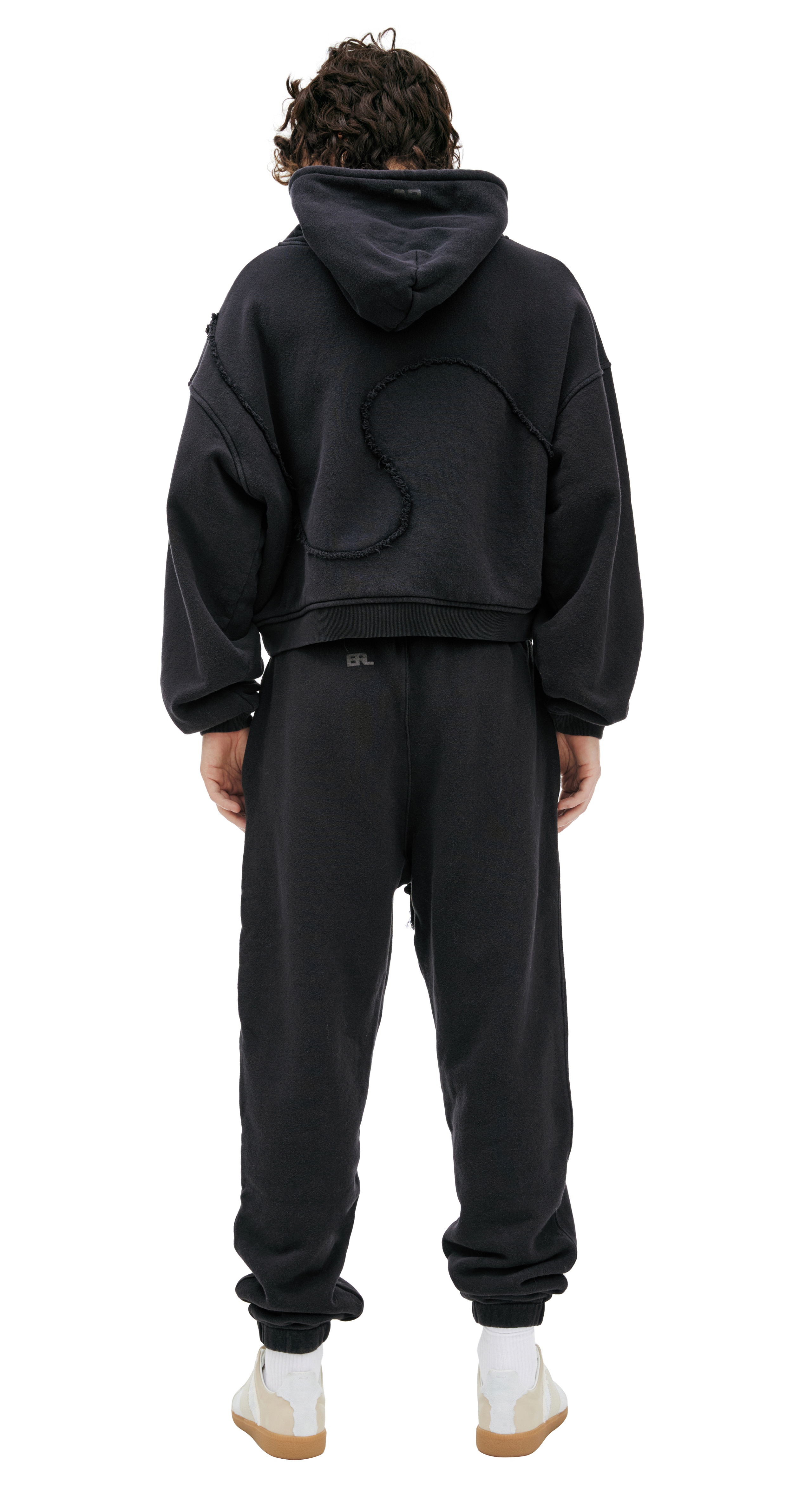 BLACK COTTON TROUSERS - 3