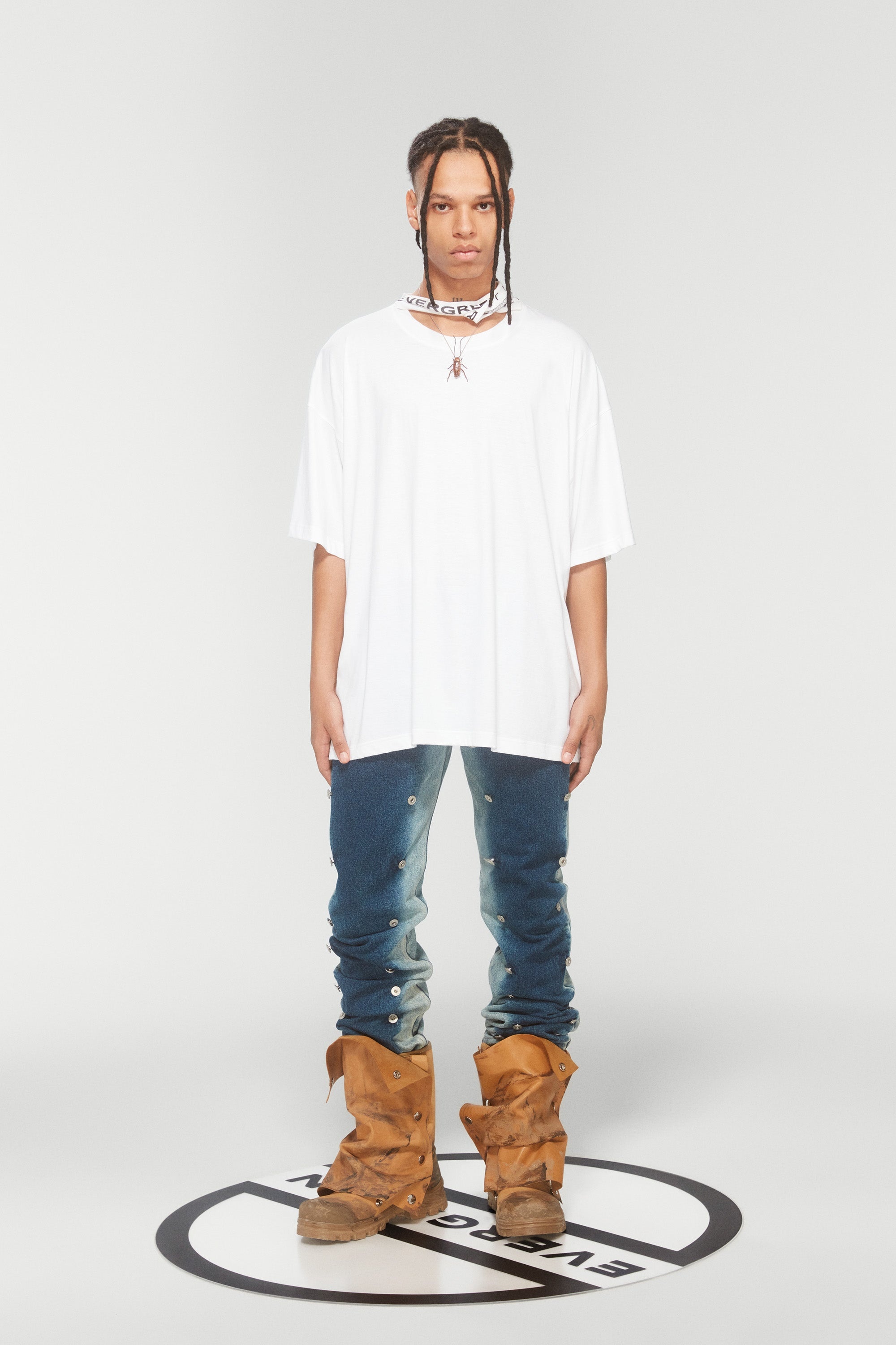 EVERGREEN TRIPLE COLLAR T-SHIRT - 2