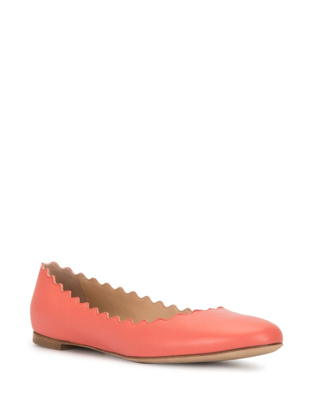 Lauren scalloped ballerina flats - 2