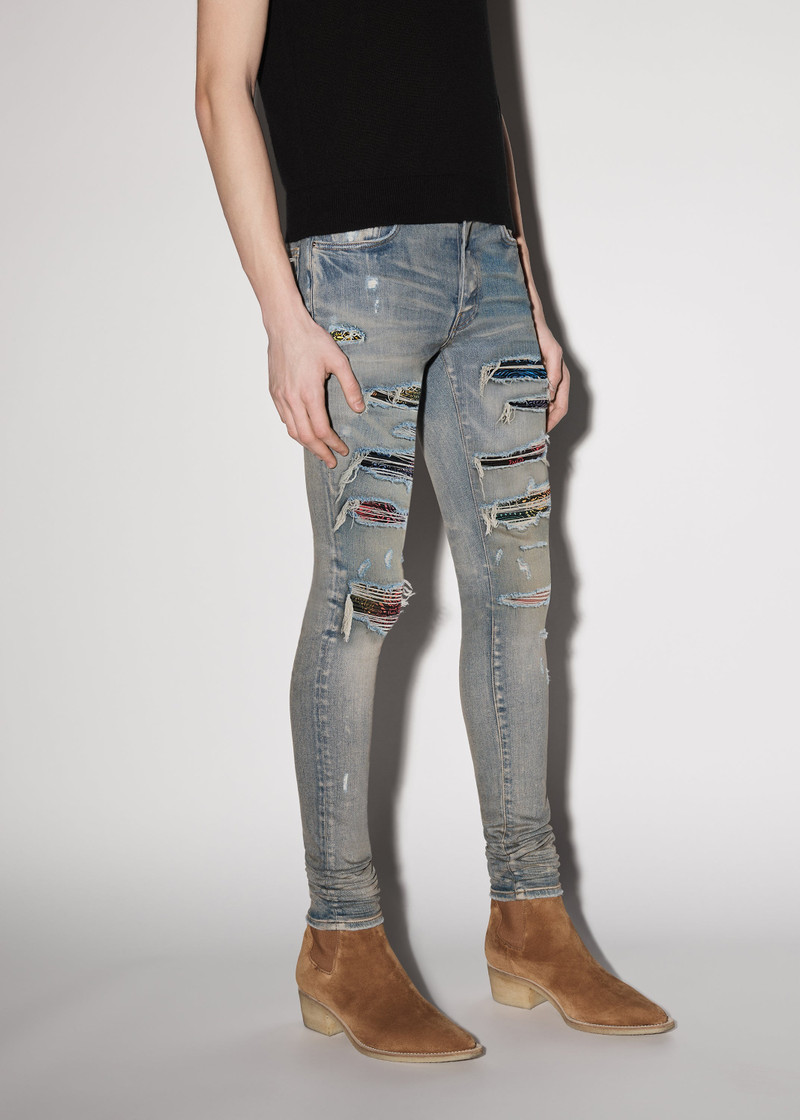 RAINBOW PAISLEY THRASHER JEAN 3