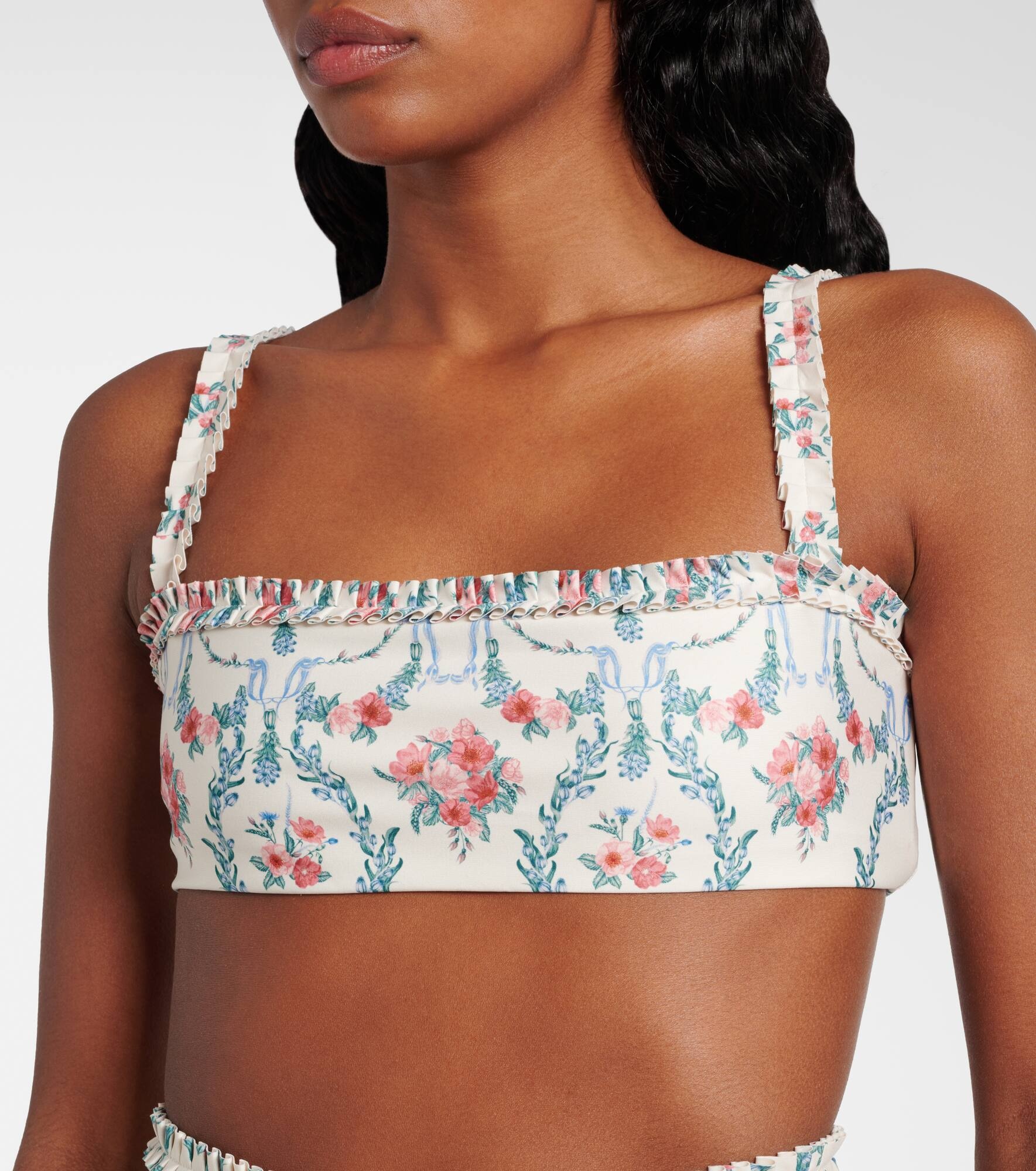 Olmo Mosqueta printed bikini top - 4