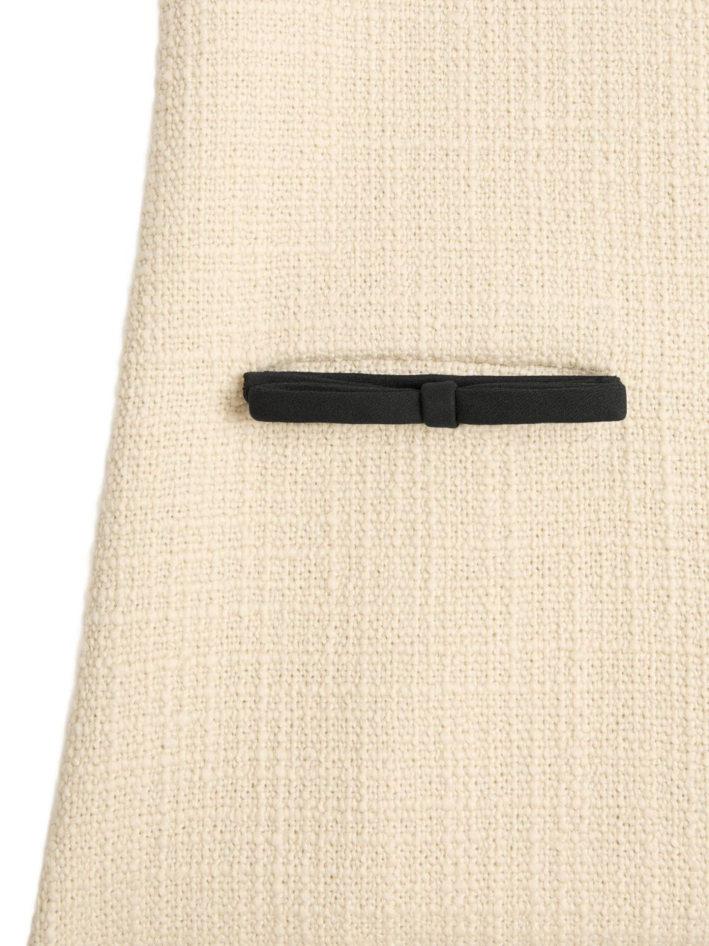 bow-embellished tweed dress - 5