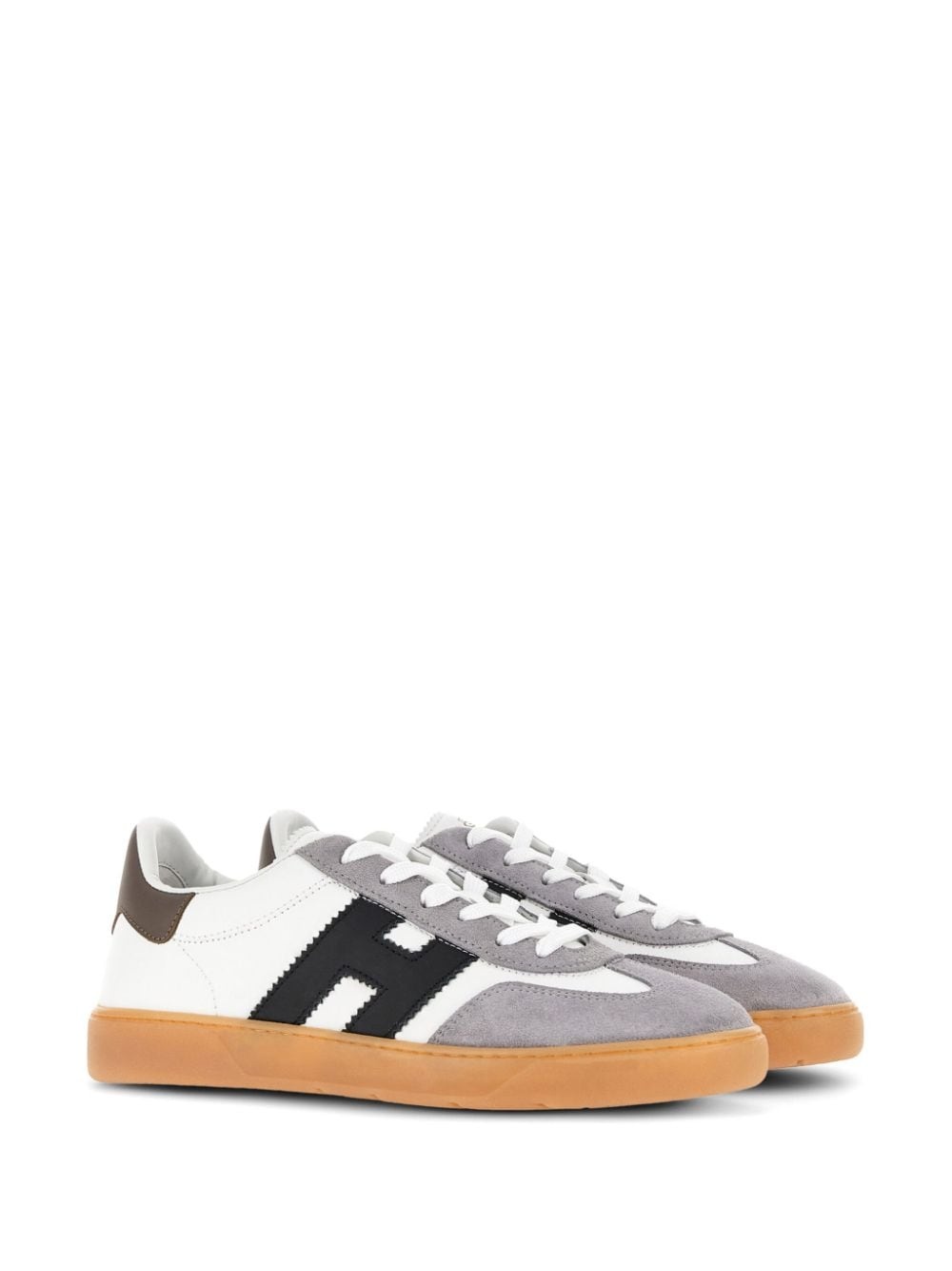 Cool low-top leather sneakers - 2