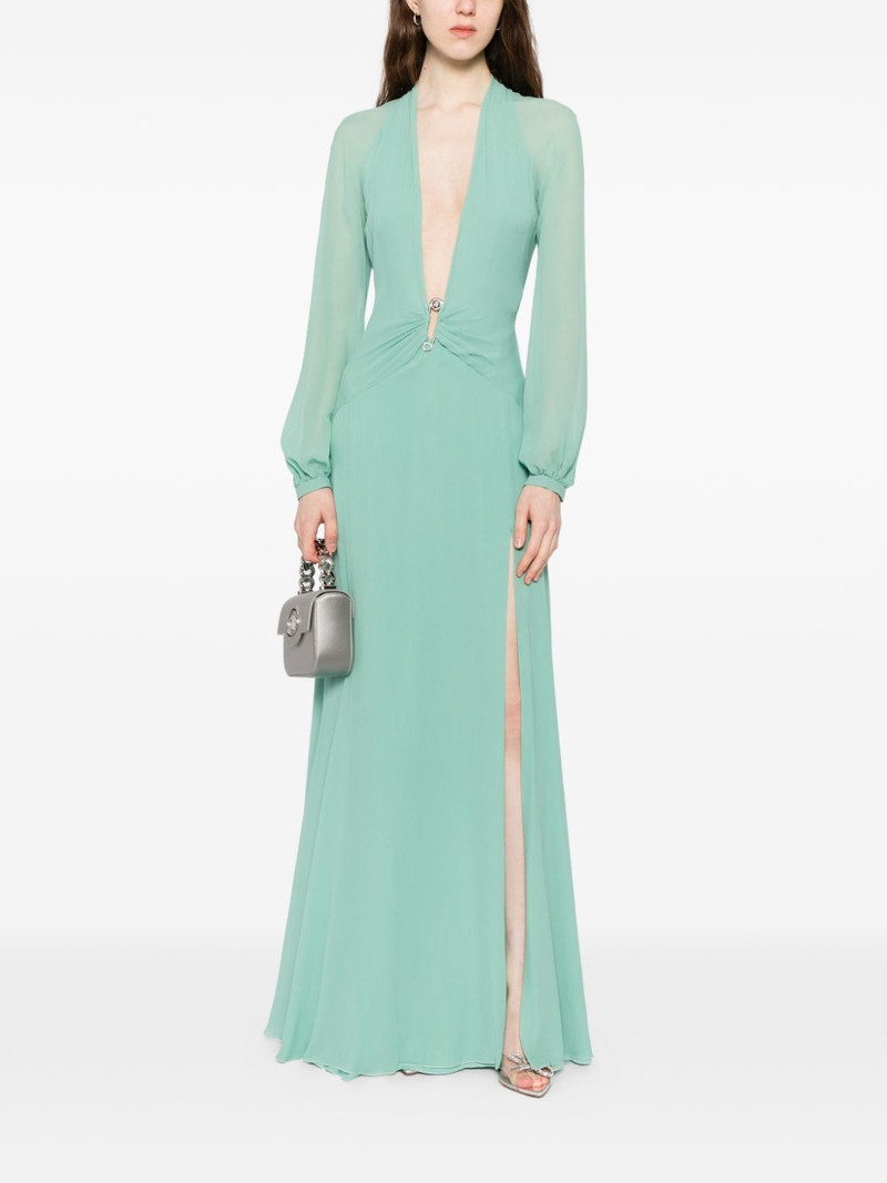 VERSACE silk georgette gown outlook