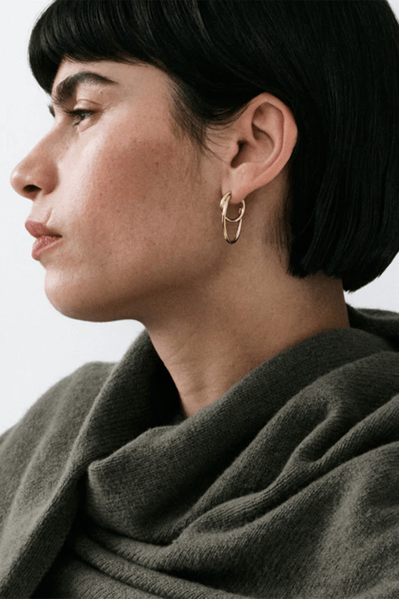 Loom Earrings in Gold 3