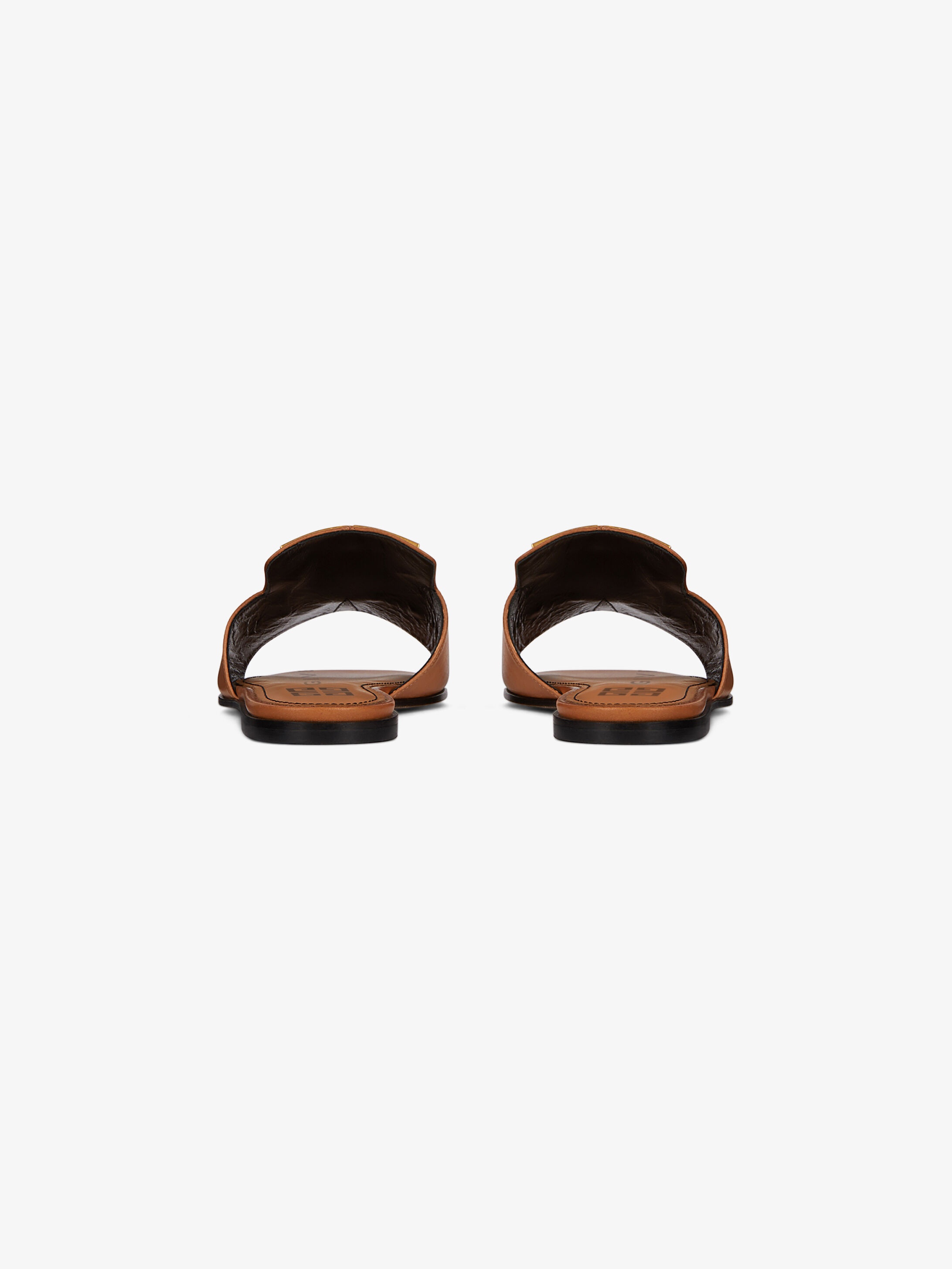 4G sandals in leather - 3
