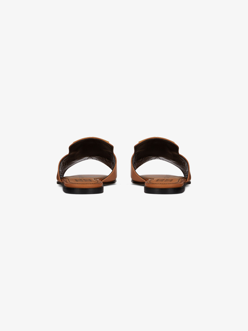 4G sandals in leather 3