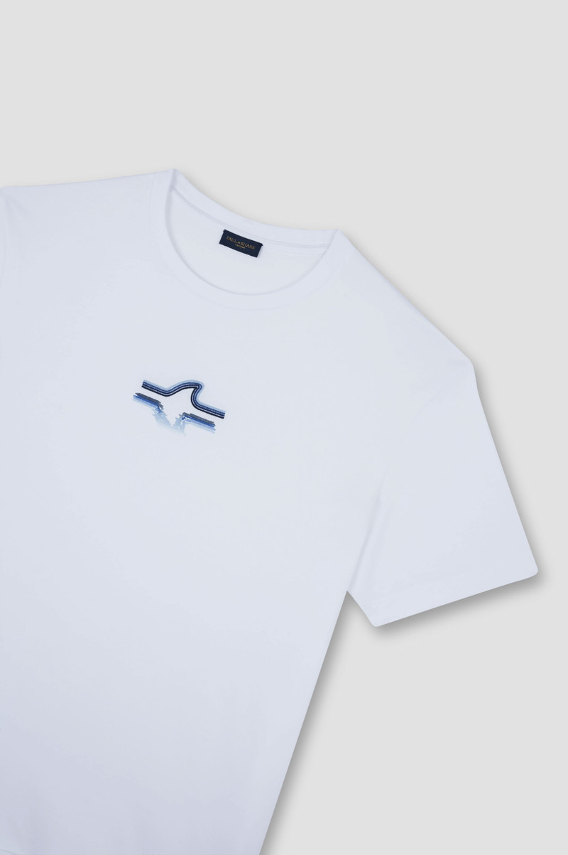 T-SHIRT IN SUPIMA® COTTON JERSEY WITH FIN EMBROIDERY 5