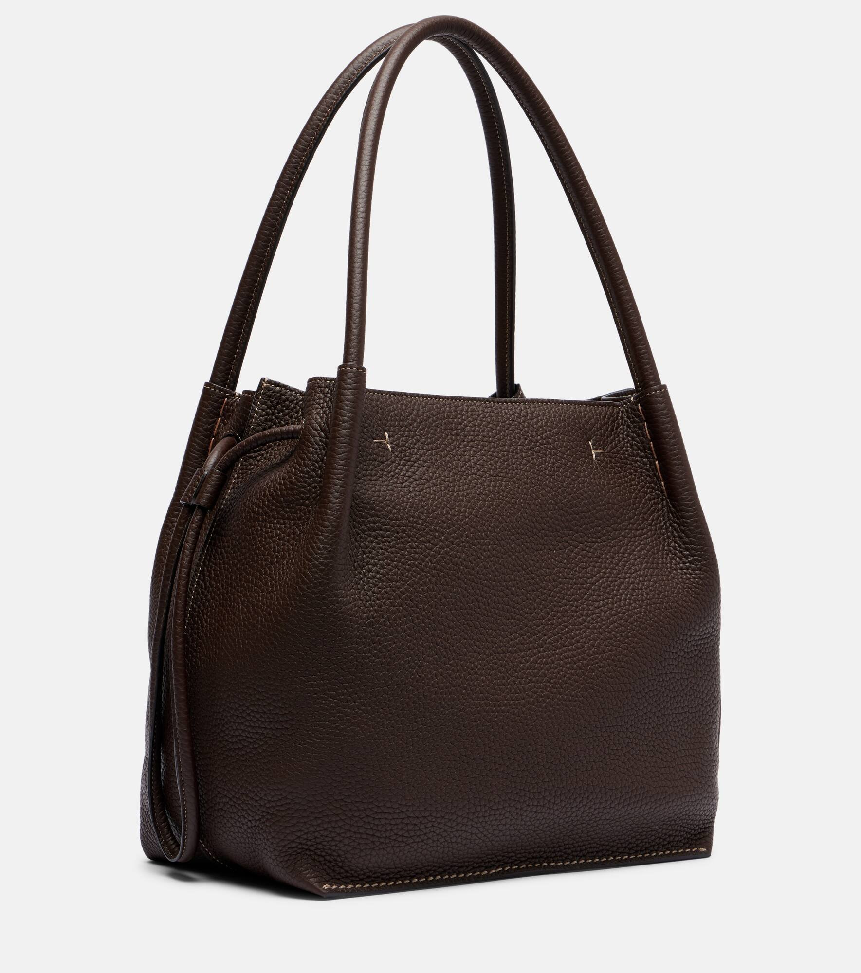 Buz Medium leather bucket bag - 4