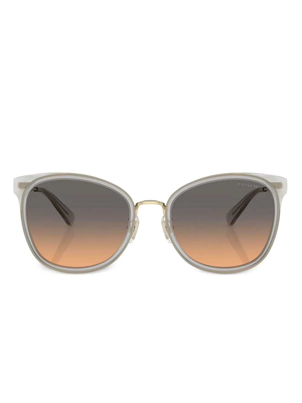 square-frame sunglasses - 1
