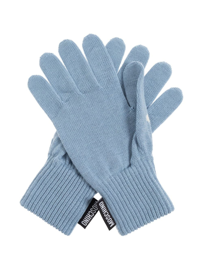 Moschino cloud-intarsia gloves outlook