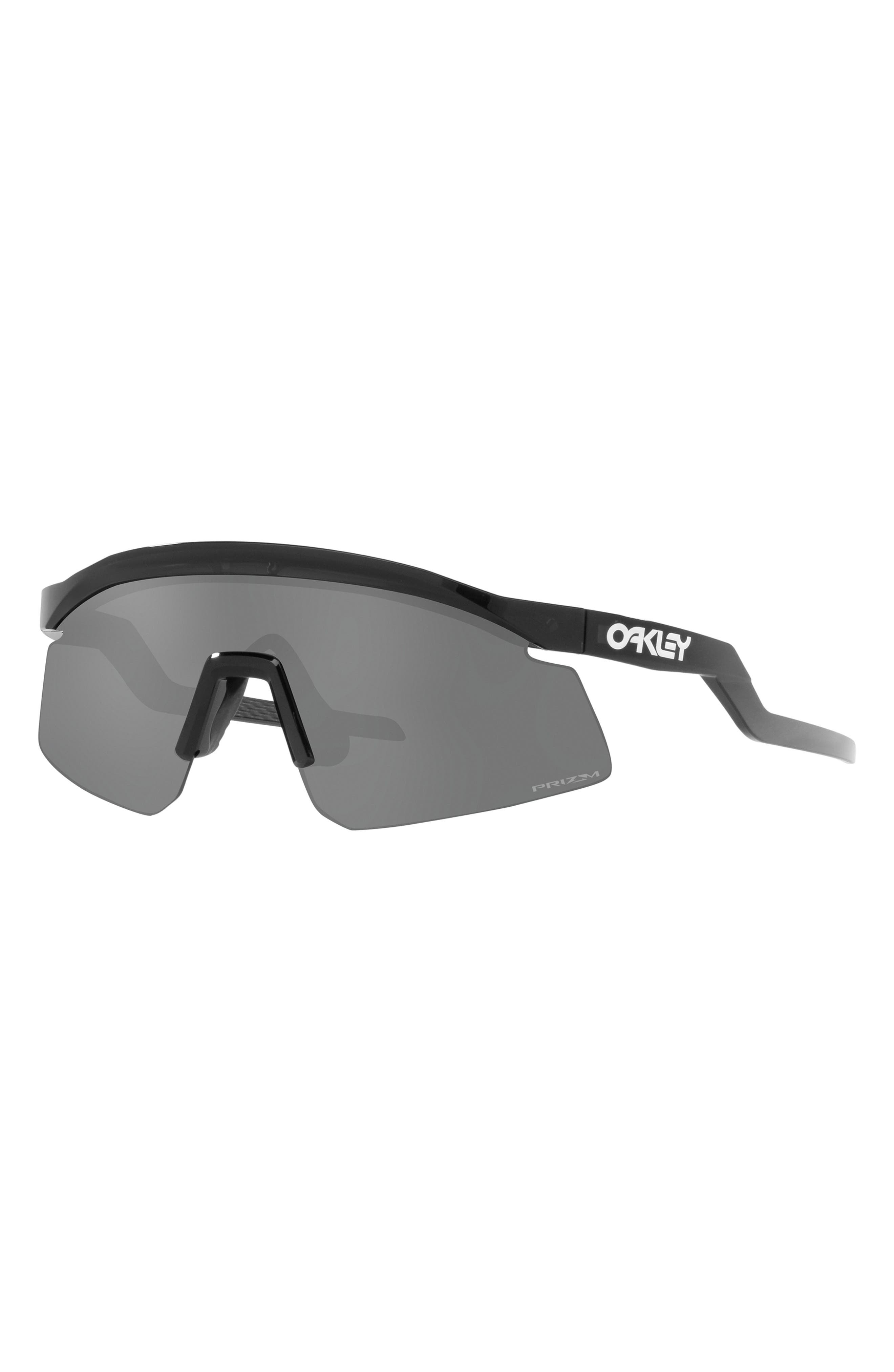 Oakley Hydra 37mm Prizm™ Semirimless Wrap Shield Sunglasses in Black at Nordstrom - 2