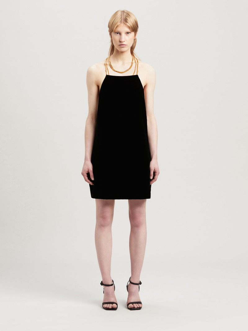 CHAIN VELVET DRESS 3