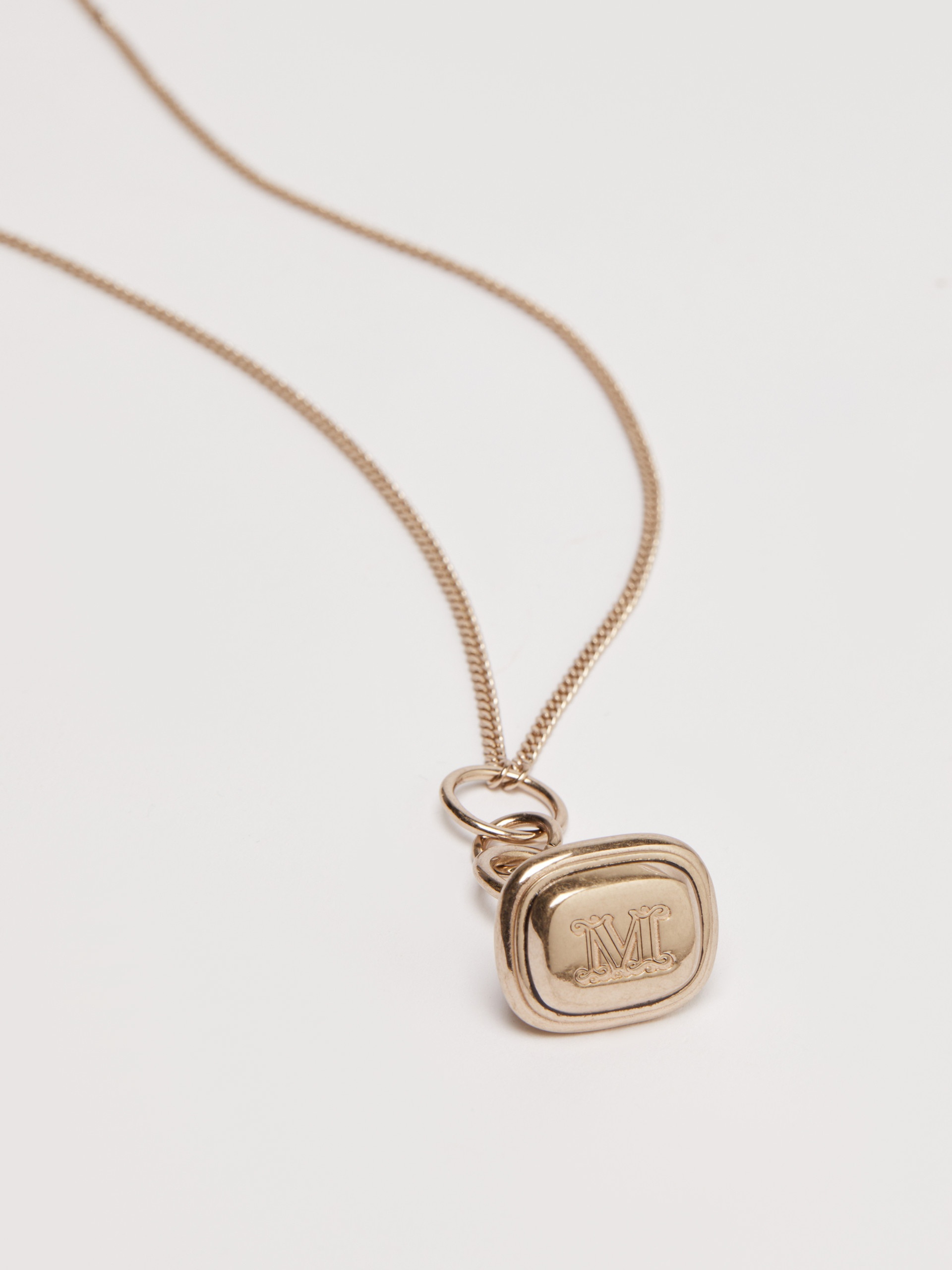 SIGNET Long stamp-pendant necklace - 2