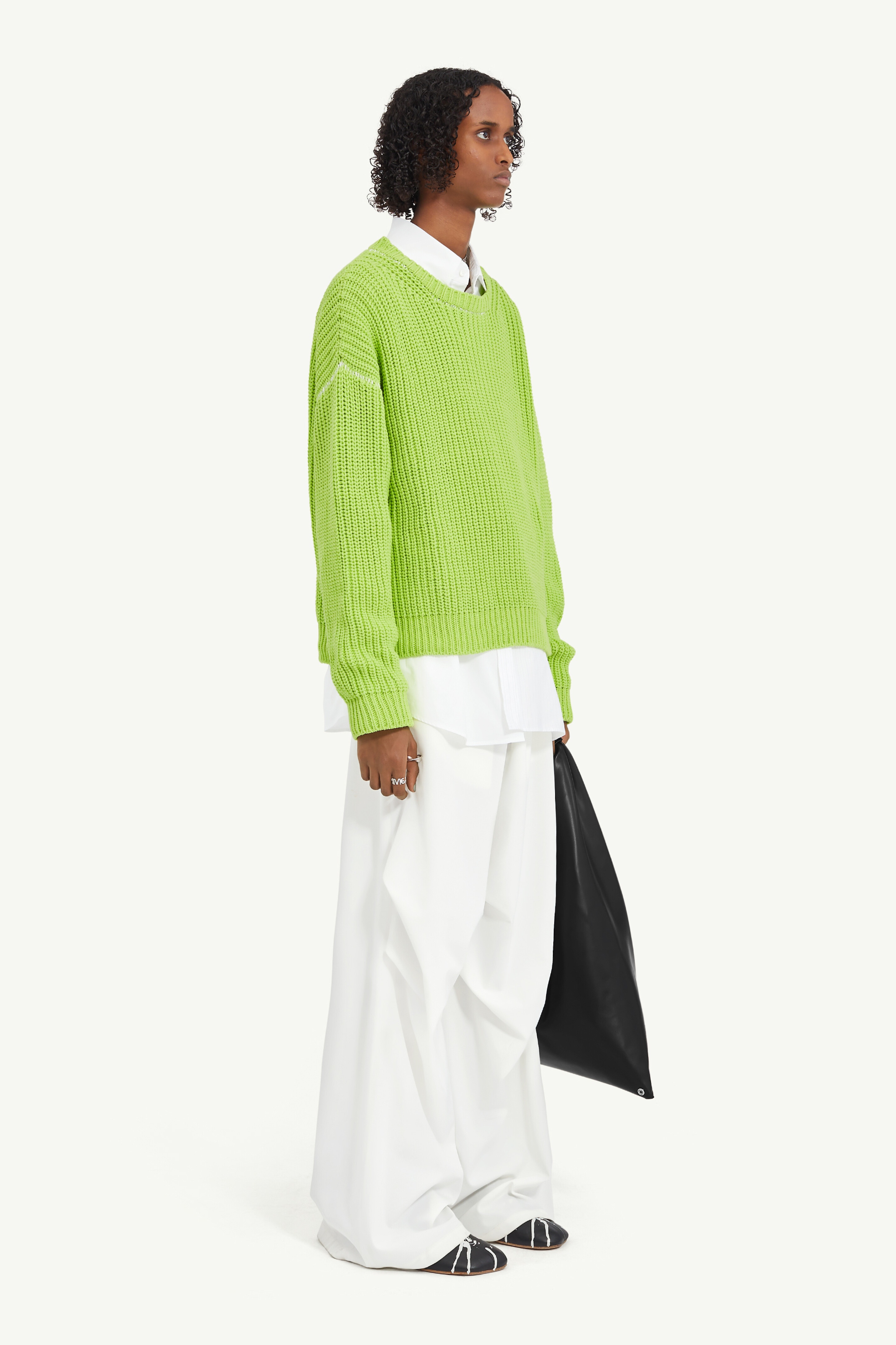 Gauge 3 Airy Cotton Nylon Jumper - 3