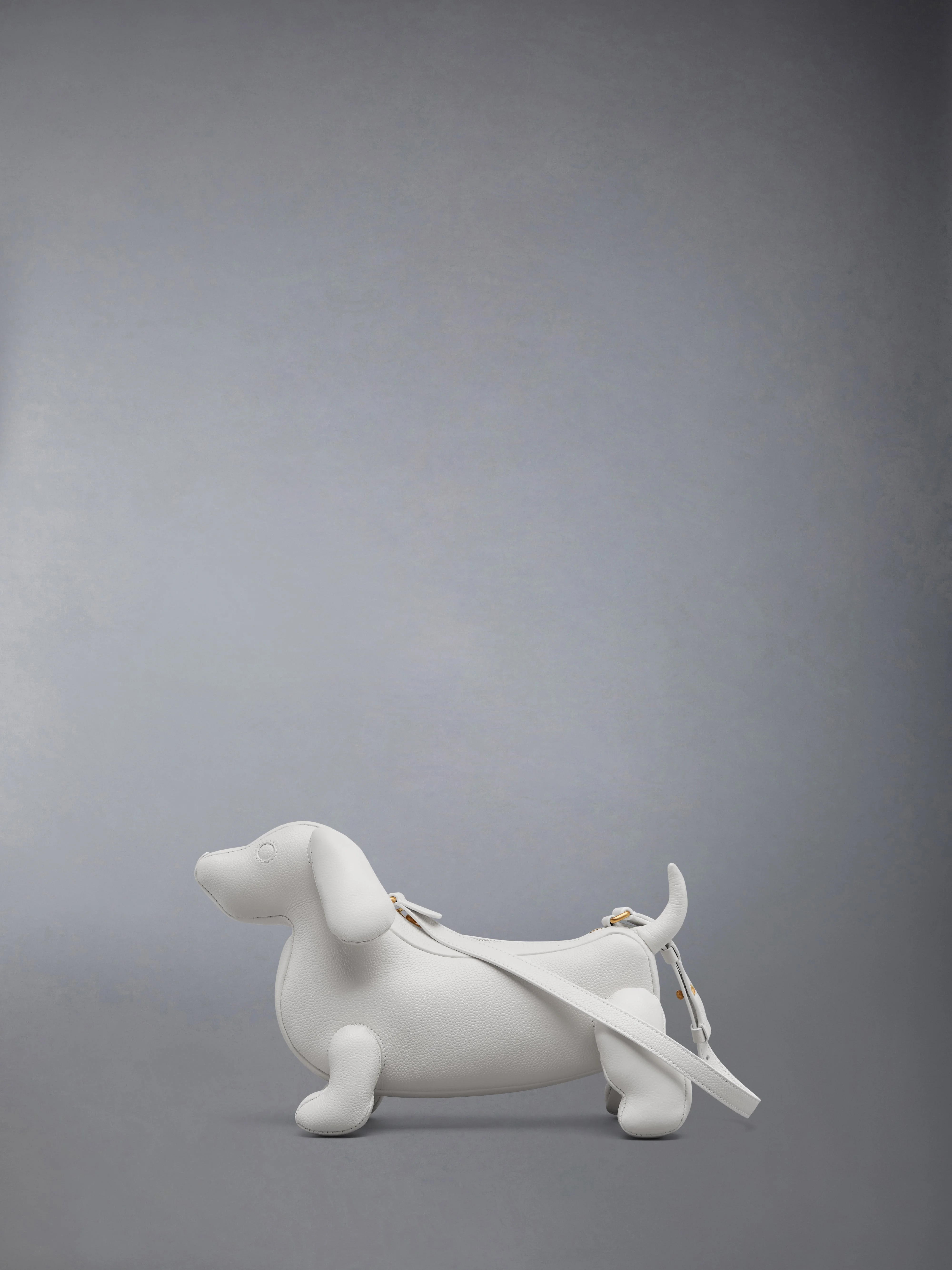 PEBBLE GRAIN HECTOR BAGUETTE BAG - 1