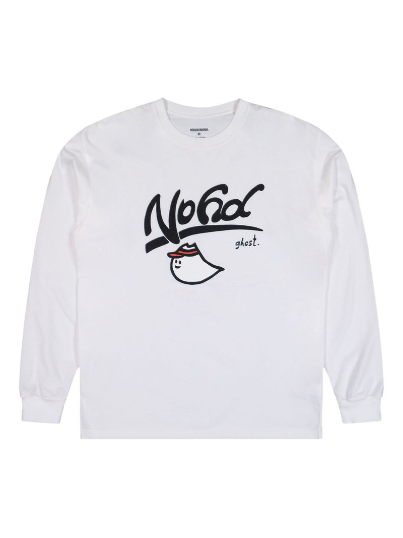 graphic-printed long-sleeved T-shirt 1