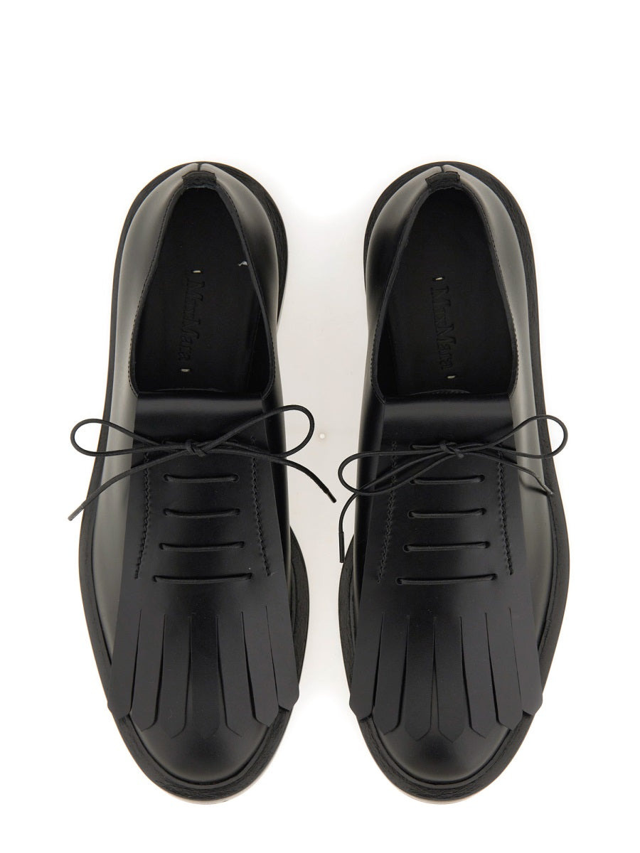 Max Mara Women Leather Derby. - 5