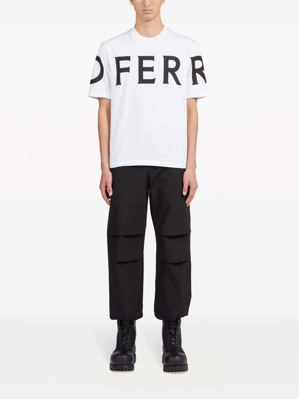 logo-print cotton T-shirt - 2
