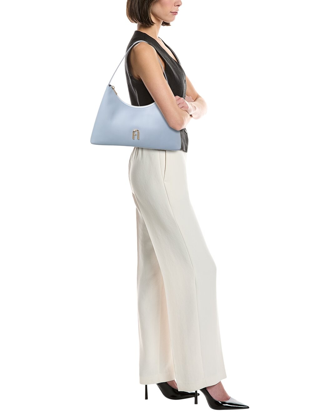 Furla Diamante Small Leather Shoulder Bag - 4