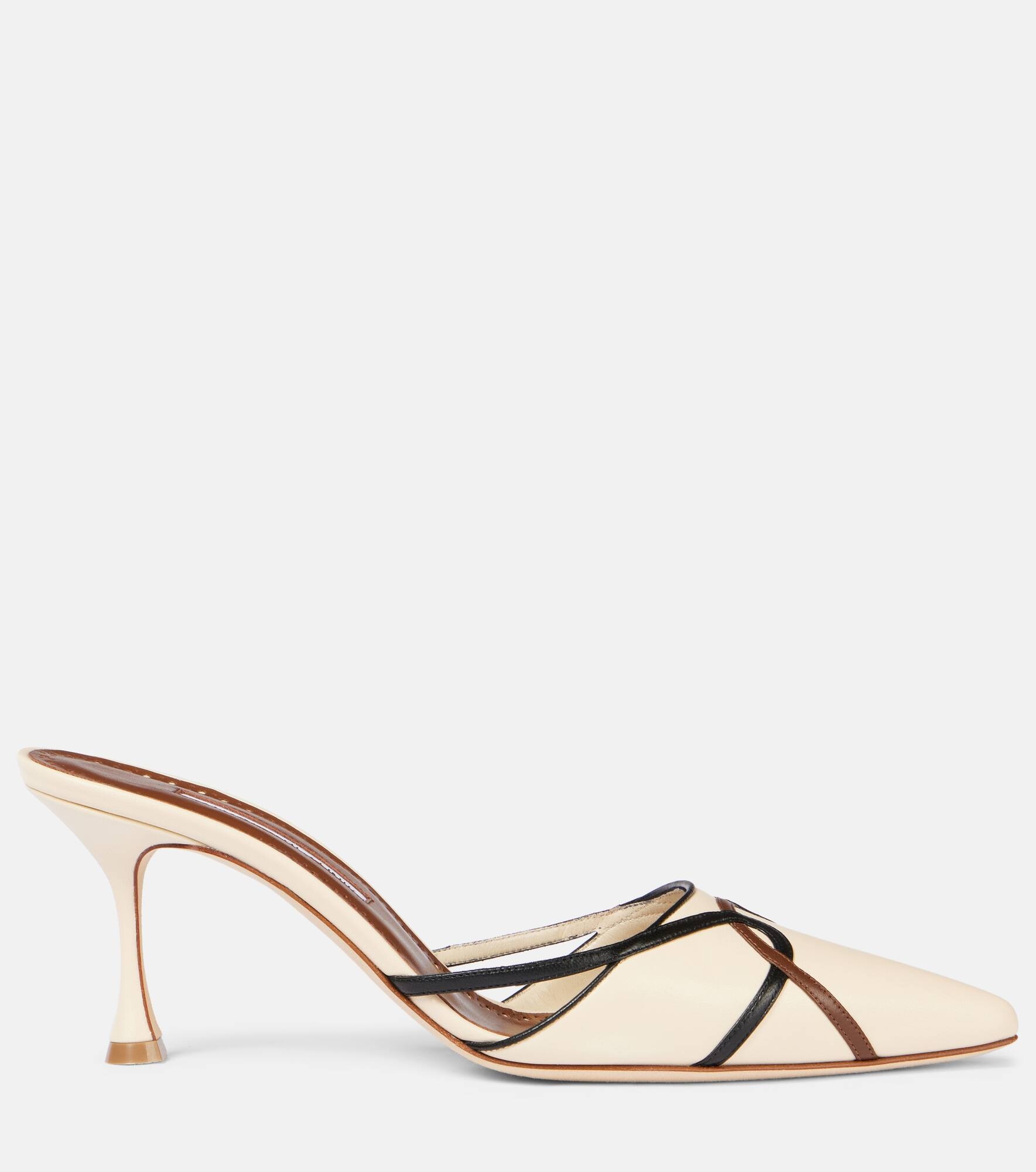 Ragheb 70 leather mules - 4