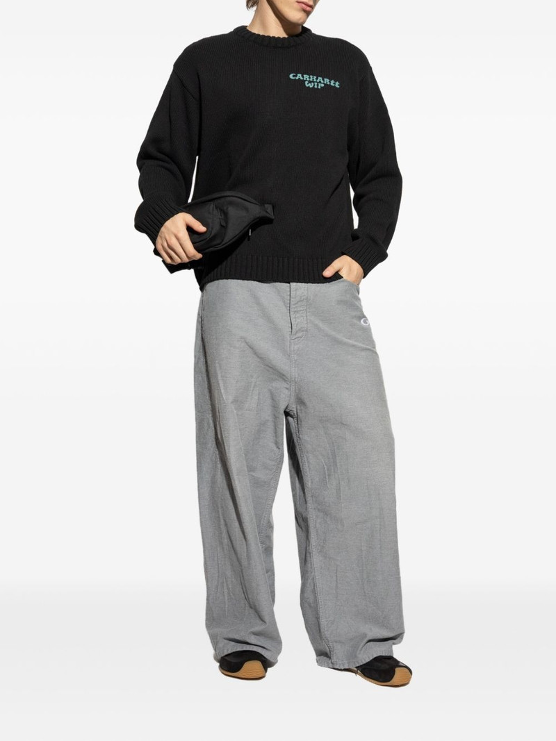 Carhartt logo-embroidered ribbed sweater outlook