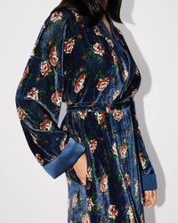【送料&関税込】Kenzo Peonies Kimono Sleeve Dress KENZO Peonies' kimono sleeve shirt dress in cotton linen