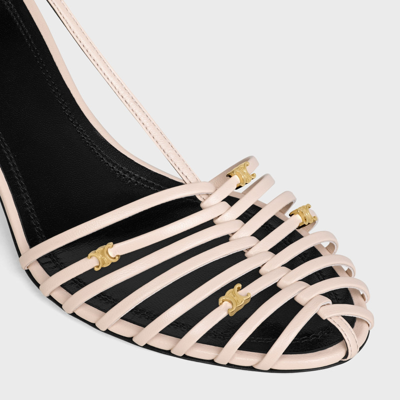 CAGE HEELED SANDAL IN GOATSKIN 4