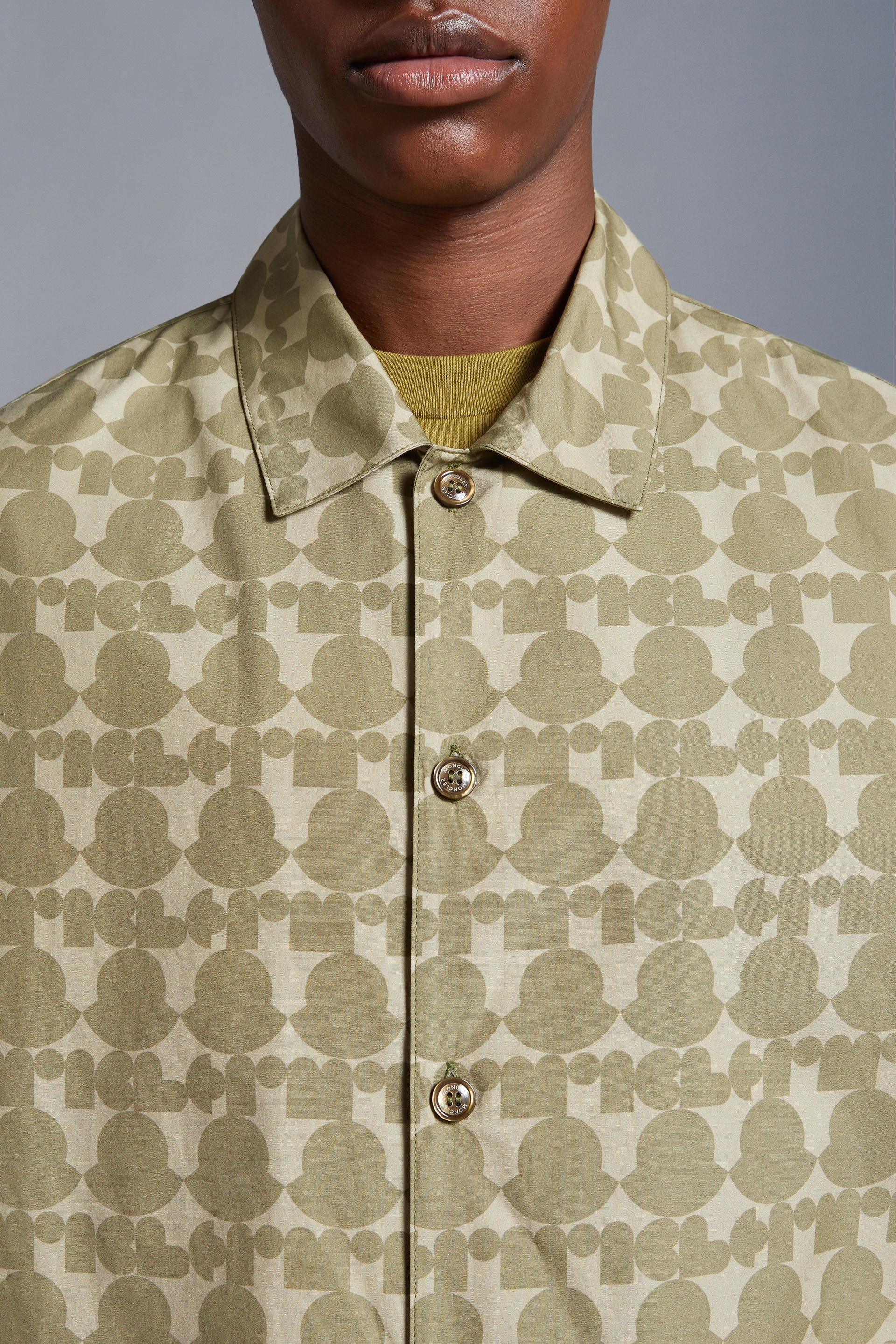 Logo Print Cotton Shirt - 6