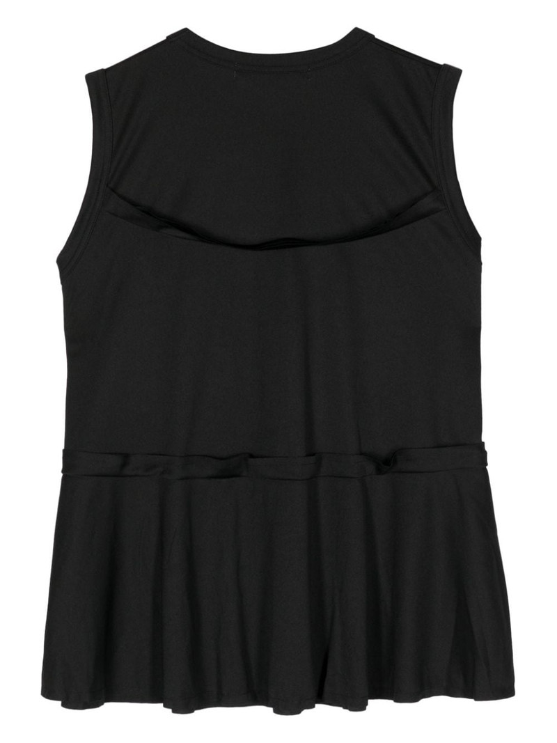 Comme des Garçons Comme des Garçons tiered sleeveless top outlook