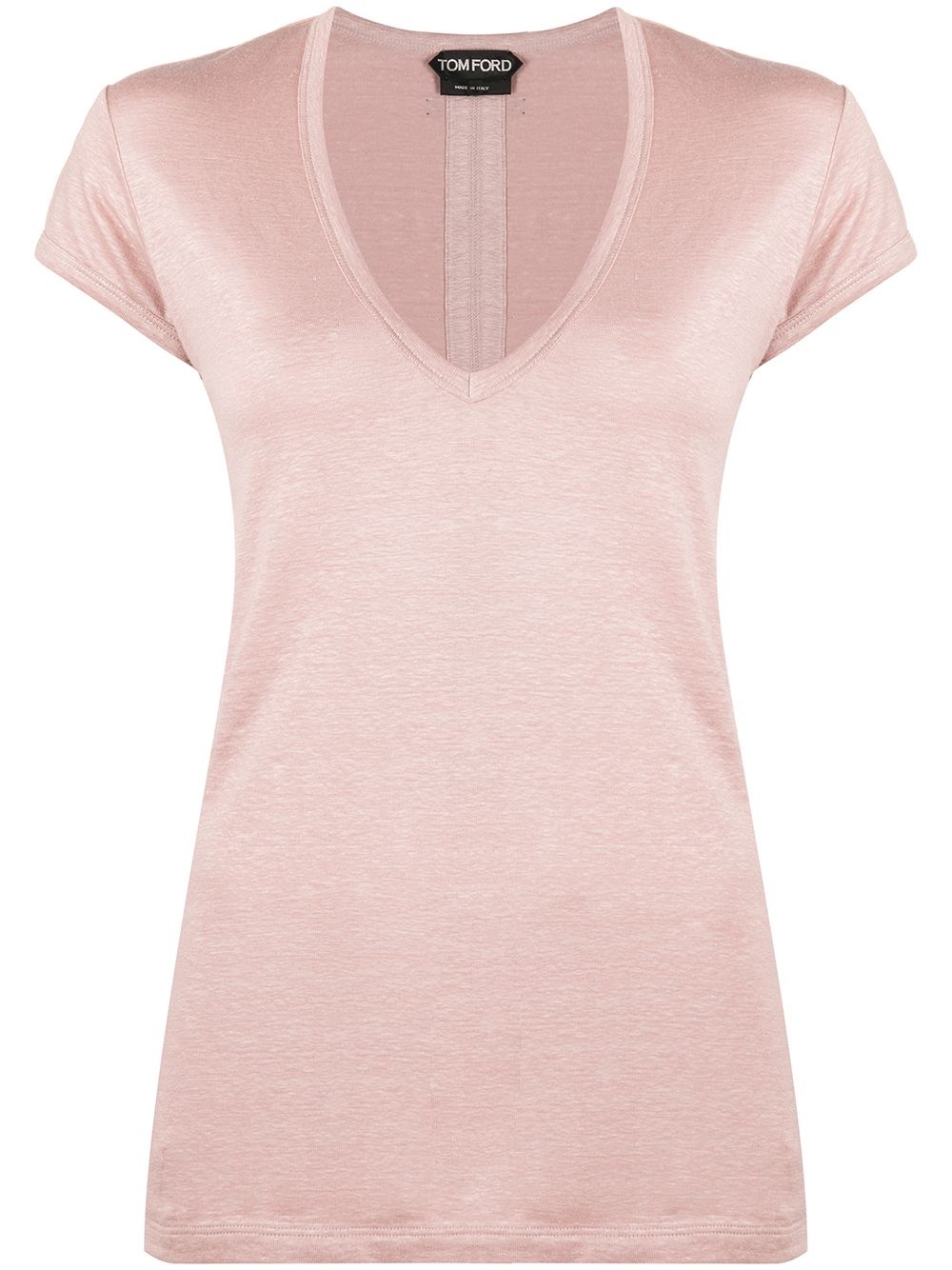 v-neck T-shirt - 1