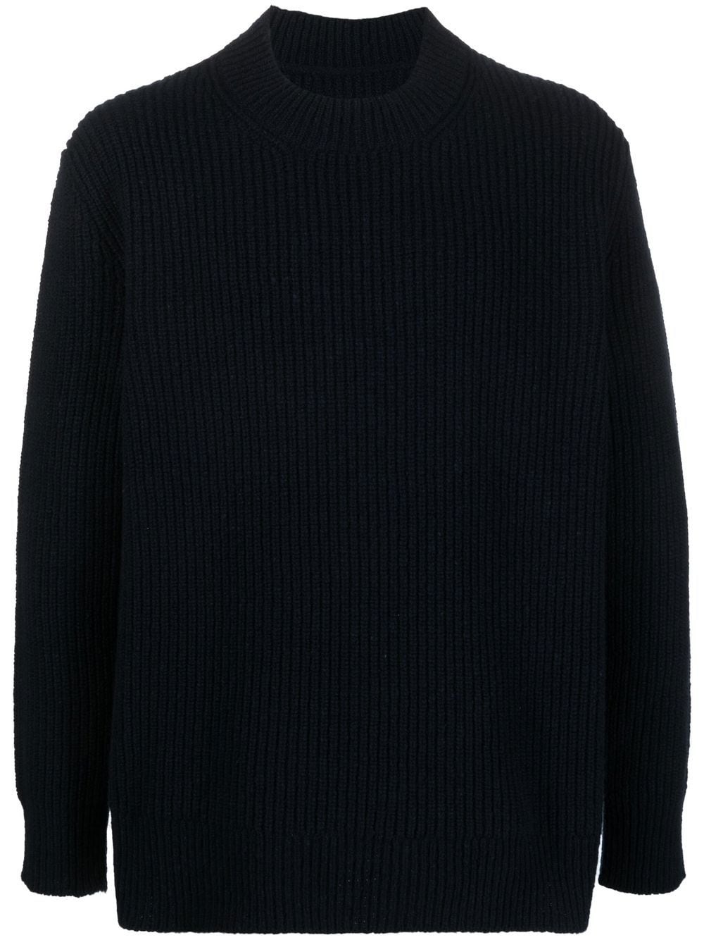 high-neck knitted pullover - 1