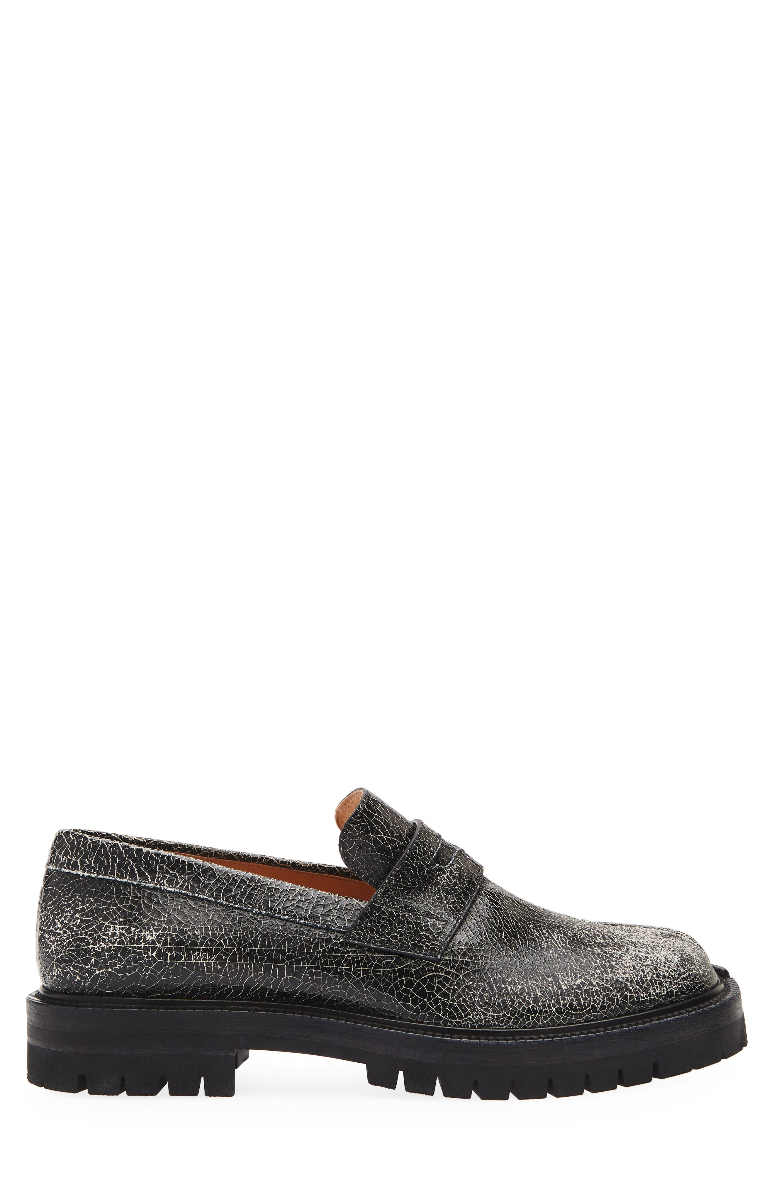 Maison Margiela Tabi County Loafer in Black/White at Nordstrom - 3