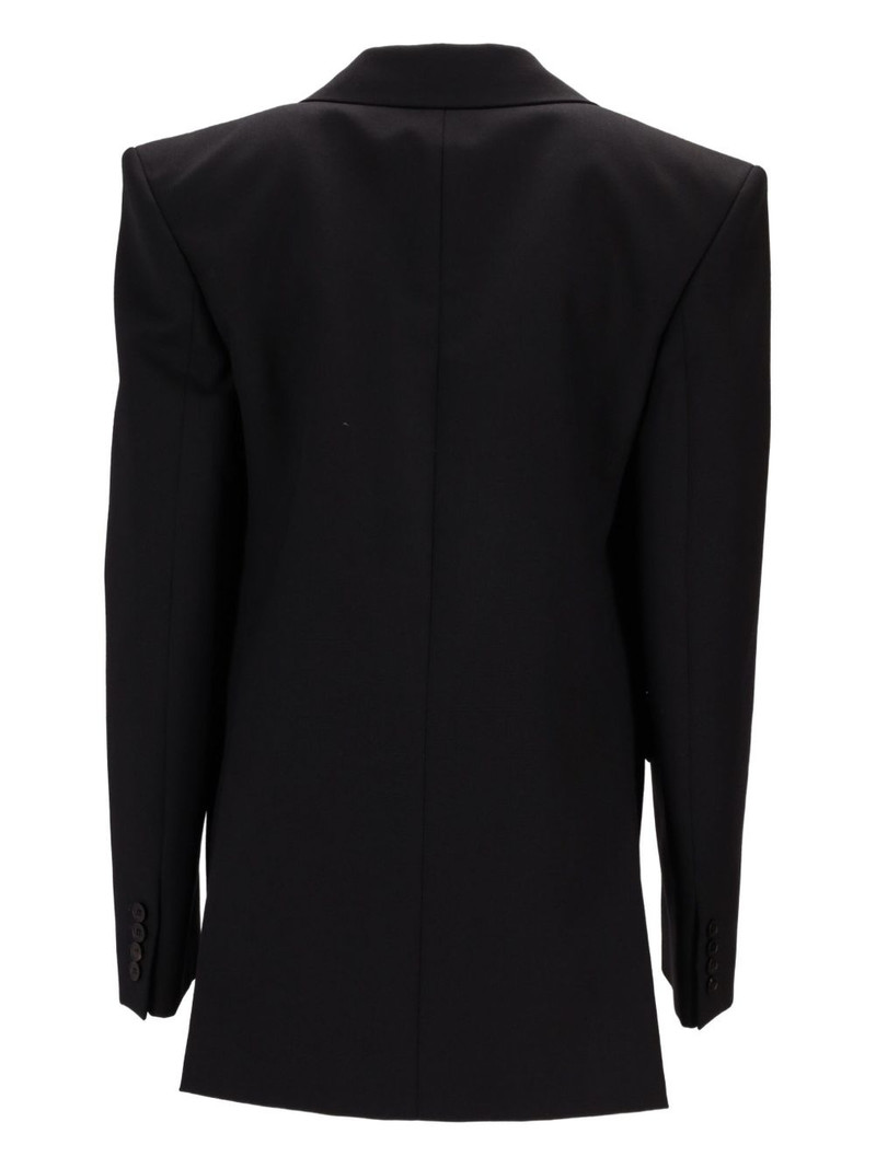 SAINT LAURENT double-breasted blazer outlook