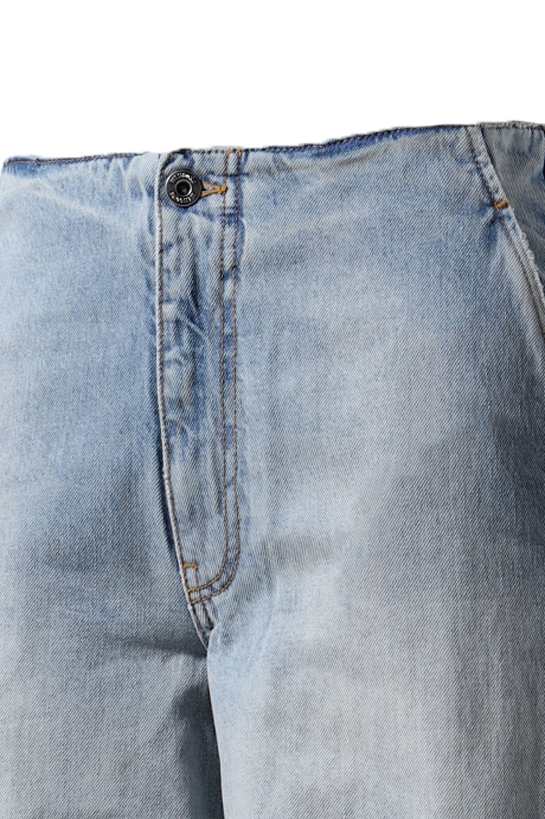 SKY WOMENS DENIM CARGO TROUSERS / SKY - 4